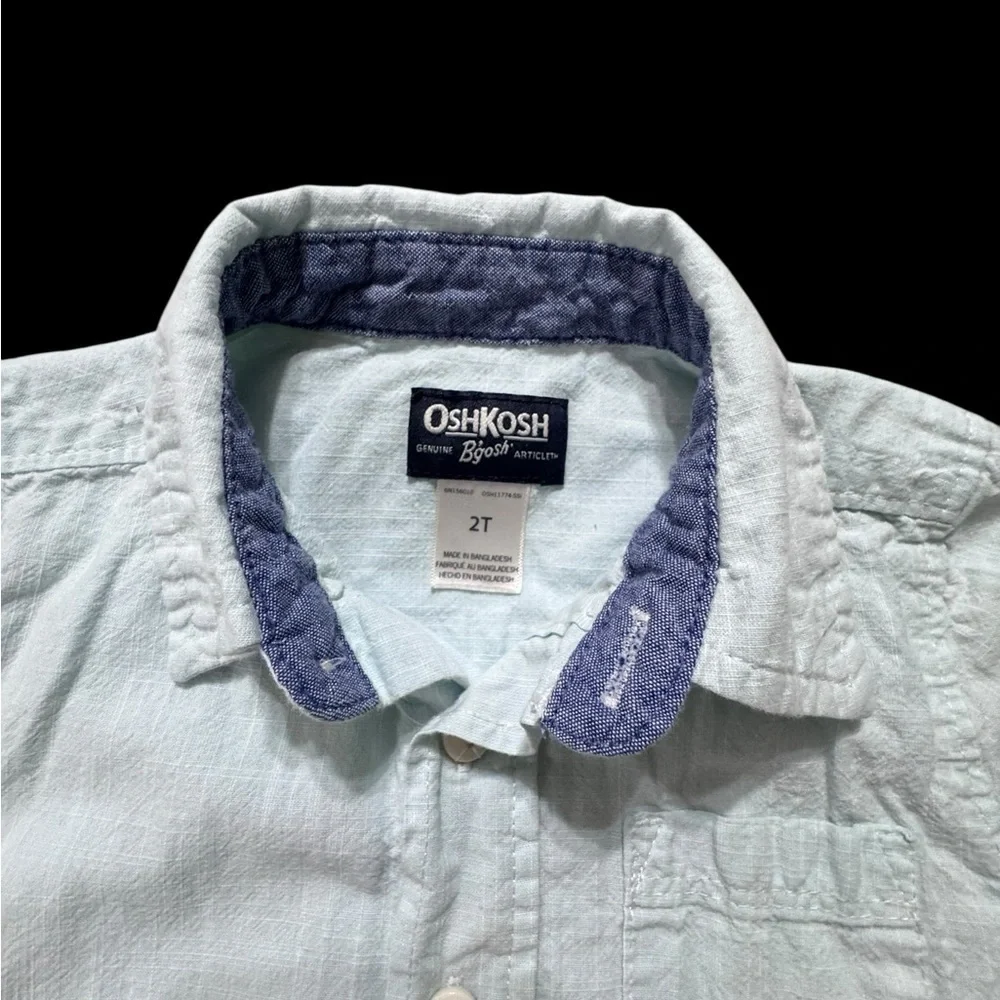 OshKosh B'gosh Soft Blue Button Down Shirt